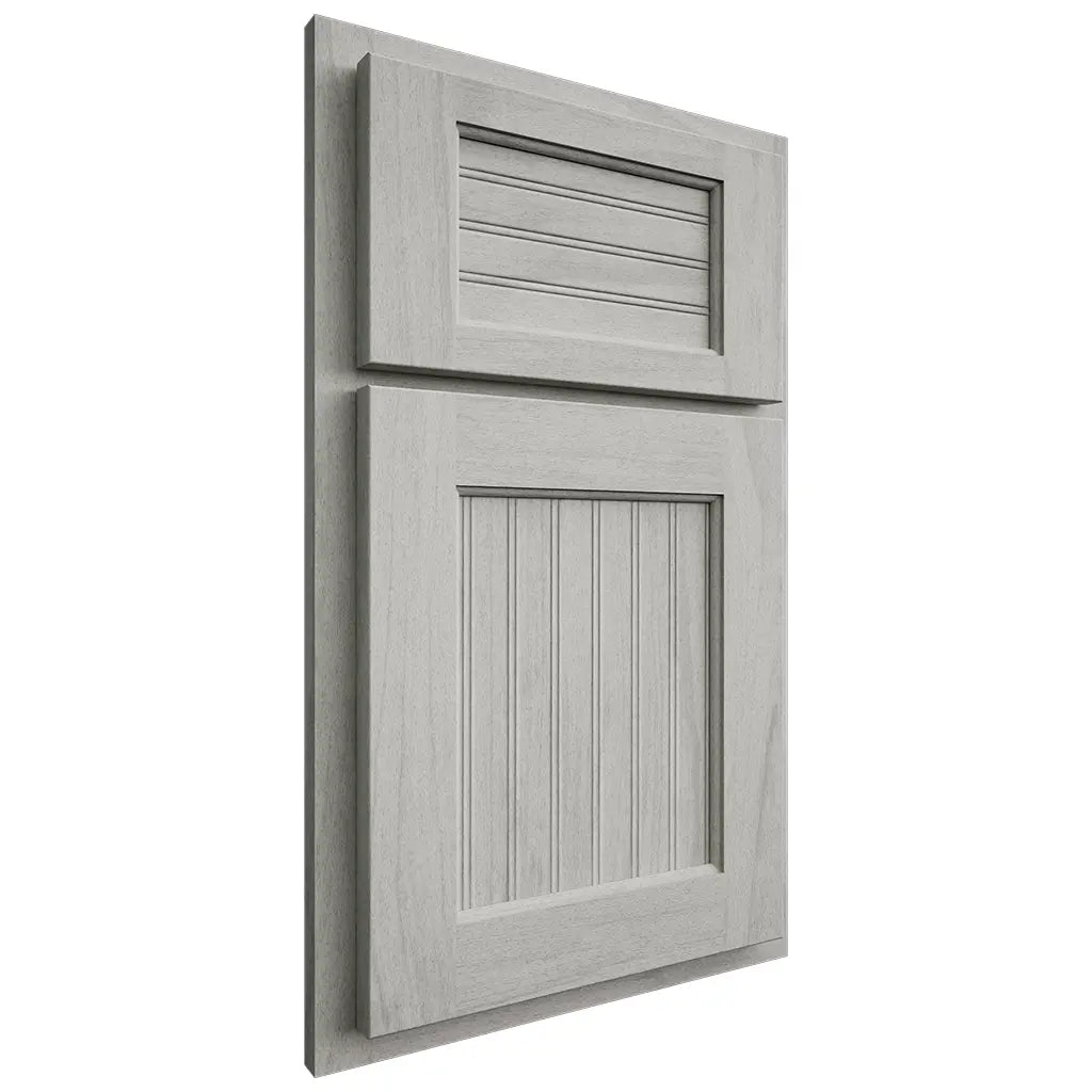 Shiloh Cabinetry Partial Overlay Beaded Century Poplar Plain Cut Stratus Door