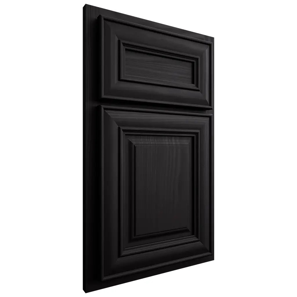 Shiloh Cabinetry Partial Overlay Bradford Cherry Plain Cut Espresso Door