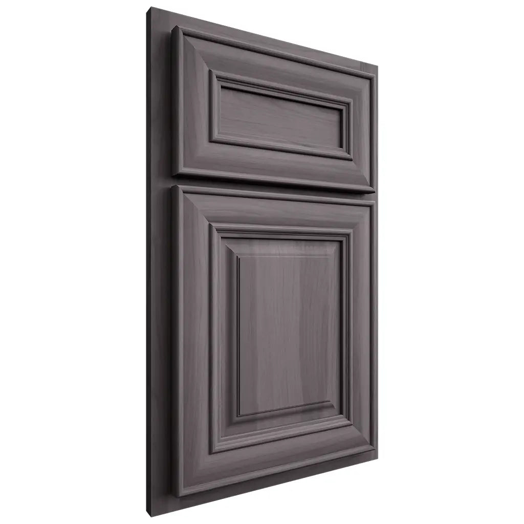 Shiloh Cabinetry Partial Overlay Bradford Hickory Plain Cut Cadet Door
