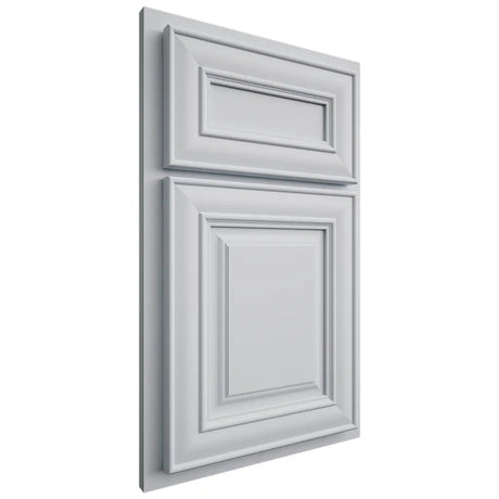 Shiloh Cabinetry Partial Overlay Bradford Paintable Niebla Azul Door