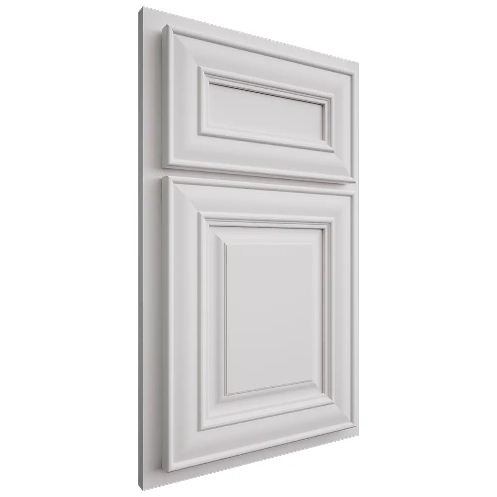 Shiloh Cabinetry Partial Overlay Bradford Paintable Pure White Door