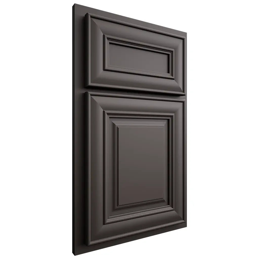 Shiloh Cabinetry Partial Overlay Bradford Paintable Urbane Bronze Door