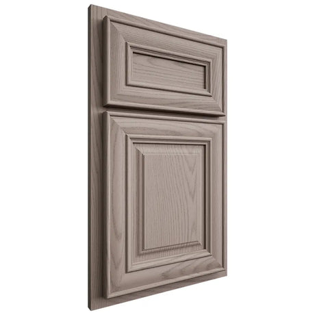 Shiloh Cabinetry Partial Overlay Bradford Red Oak Plain Cut Sterling Door