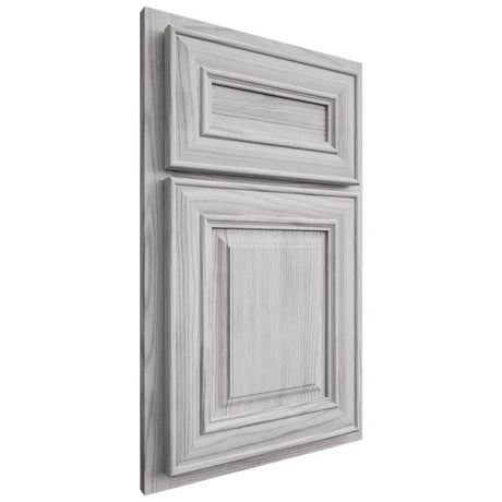 Shiloh Cabinetry Partial Overlay Bradford Walnut Plain Cut Stratus Door