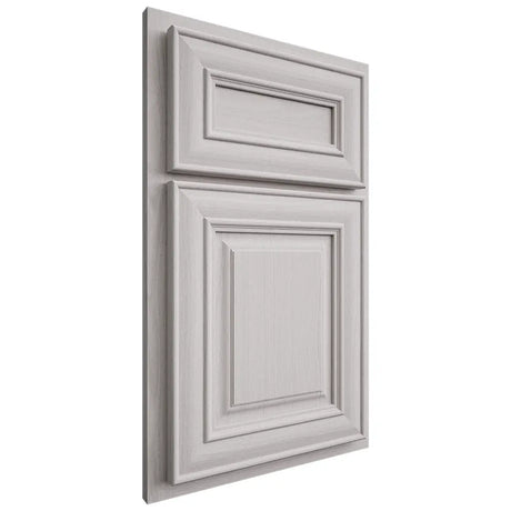 Shiloh Cabinetry Partial Overlay Bradford White Oak Plain Cut Cotton Door
