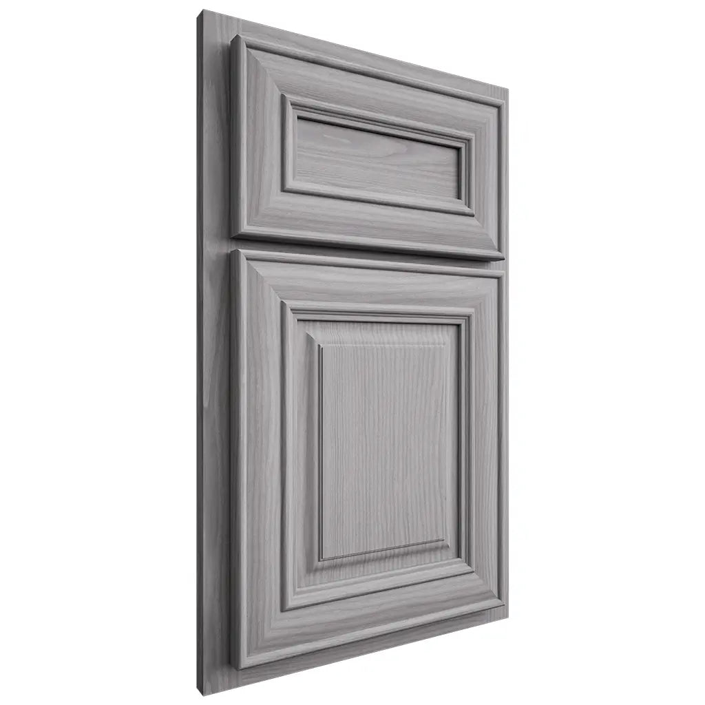 Shiloh Cabinetry Partial Overlay Bradford White Oak Plain Cut Stratus Door