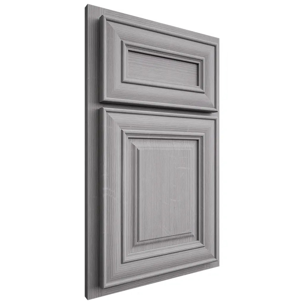 Shiloh Cabinetry Partial Overlay Bradford White Oak Quarter Sawn Stratus Door