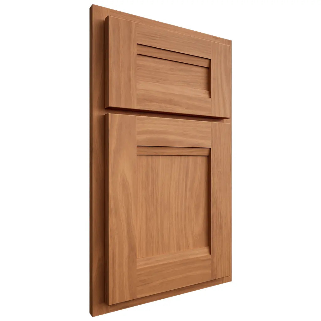 Shiloh Cabinetry Partial Overlay Bristol Cherry Plain Cut Medium Door