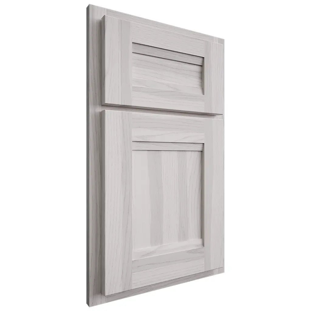 Shiloh Cabinetry Partial Overlay Bristol Hickory Plain Cut Cotton Door