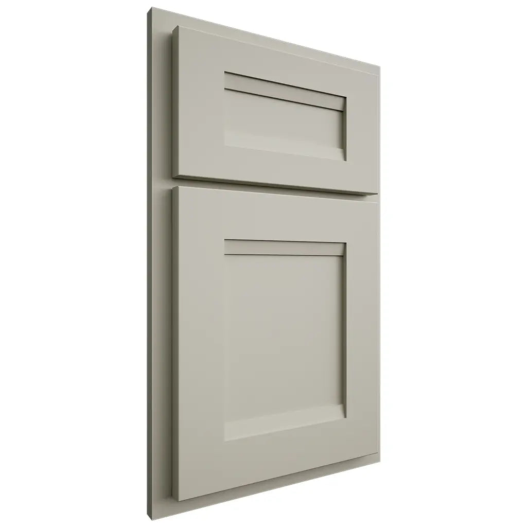 Shiloh Cabinetry Partial Overlay Bristol Paintable Clary Sage Door
