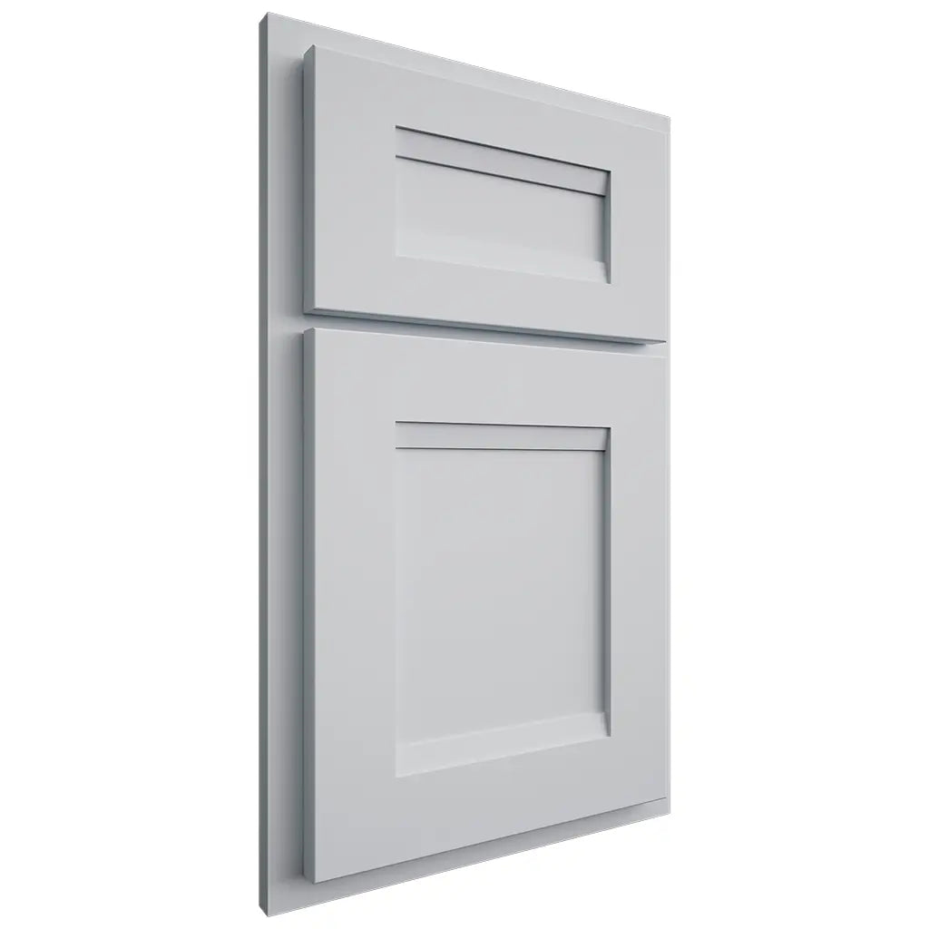 Shiloh Cabinetry Partial Overlay Bristol Paintable Niebla Azul Door