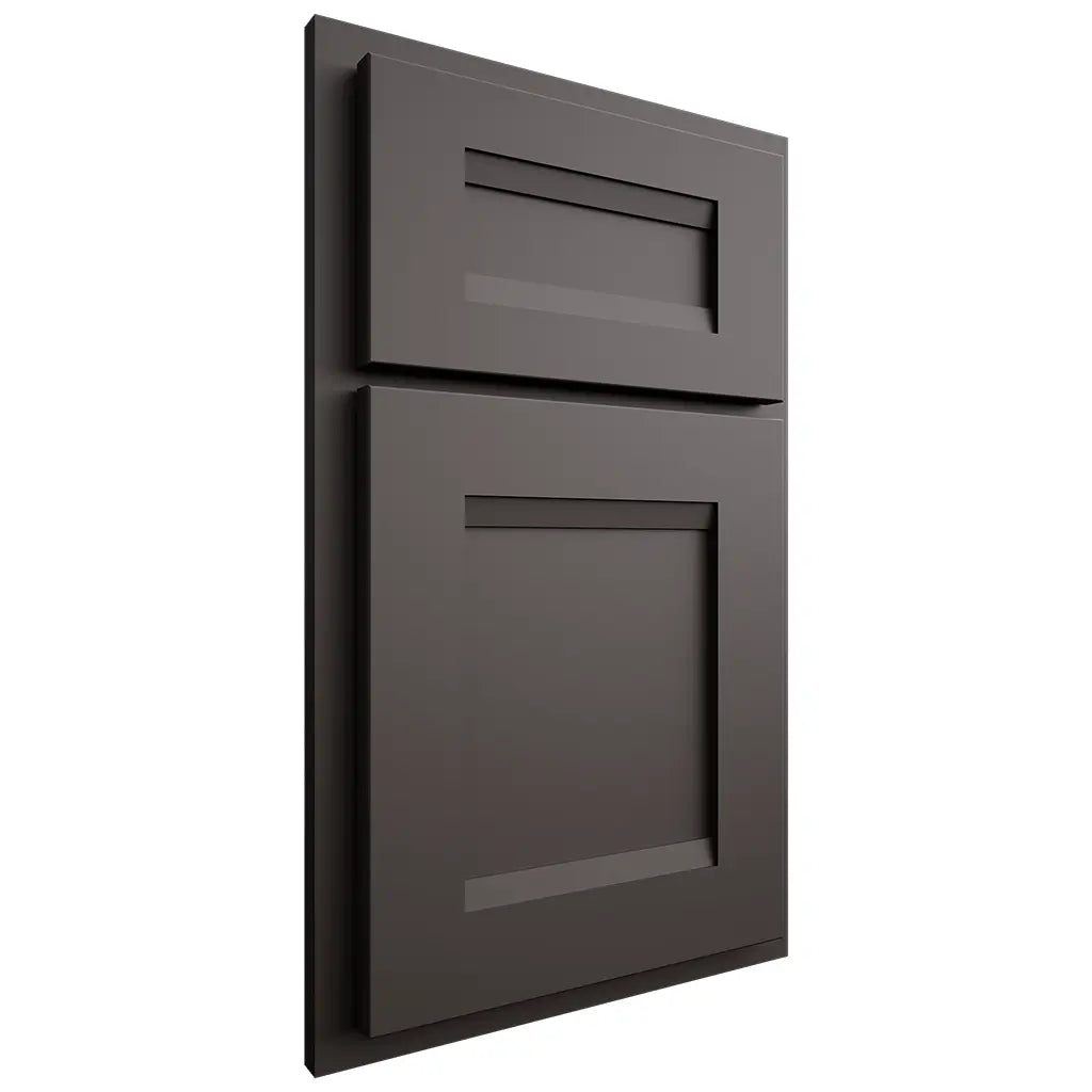Shiloh Cabinetry Partial Overlay Bristol Paintable Urbane Bronze Door