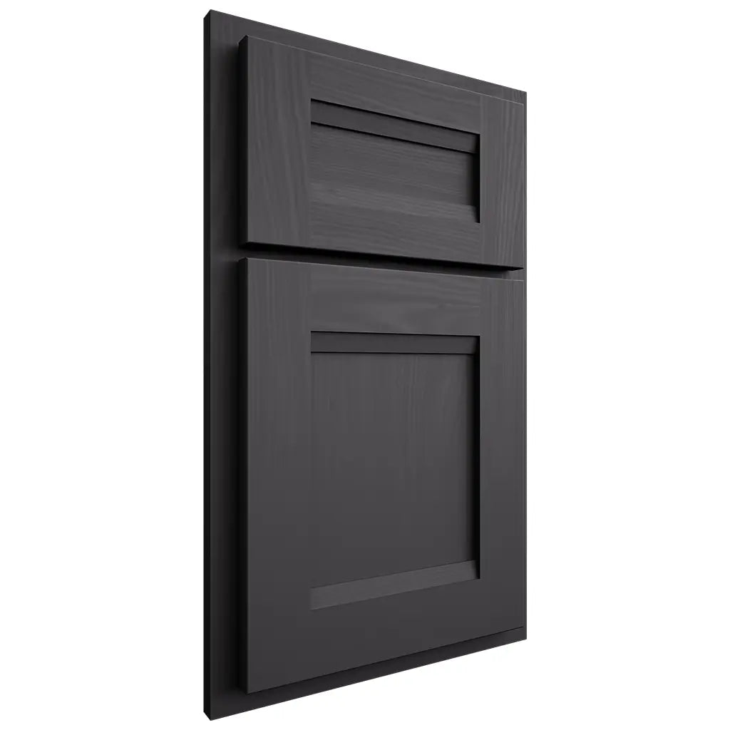 Shiloh Cabinetry Partial Overlay Bristol Poplar Plain Cut Cadet Door