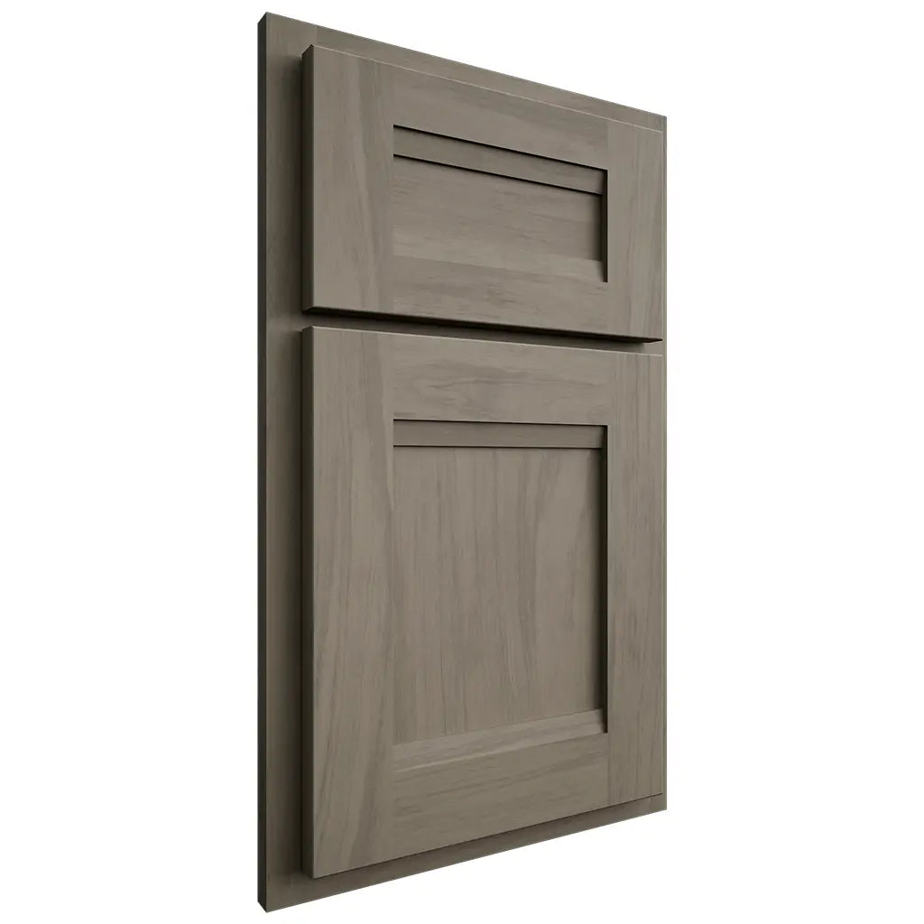 Shiloh Cabinetry Partial Overlay Bristol Poplar Plain Cut Sterling Door