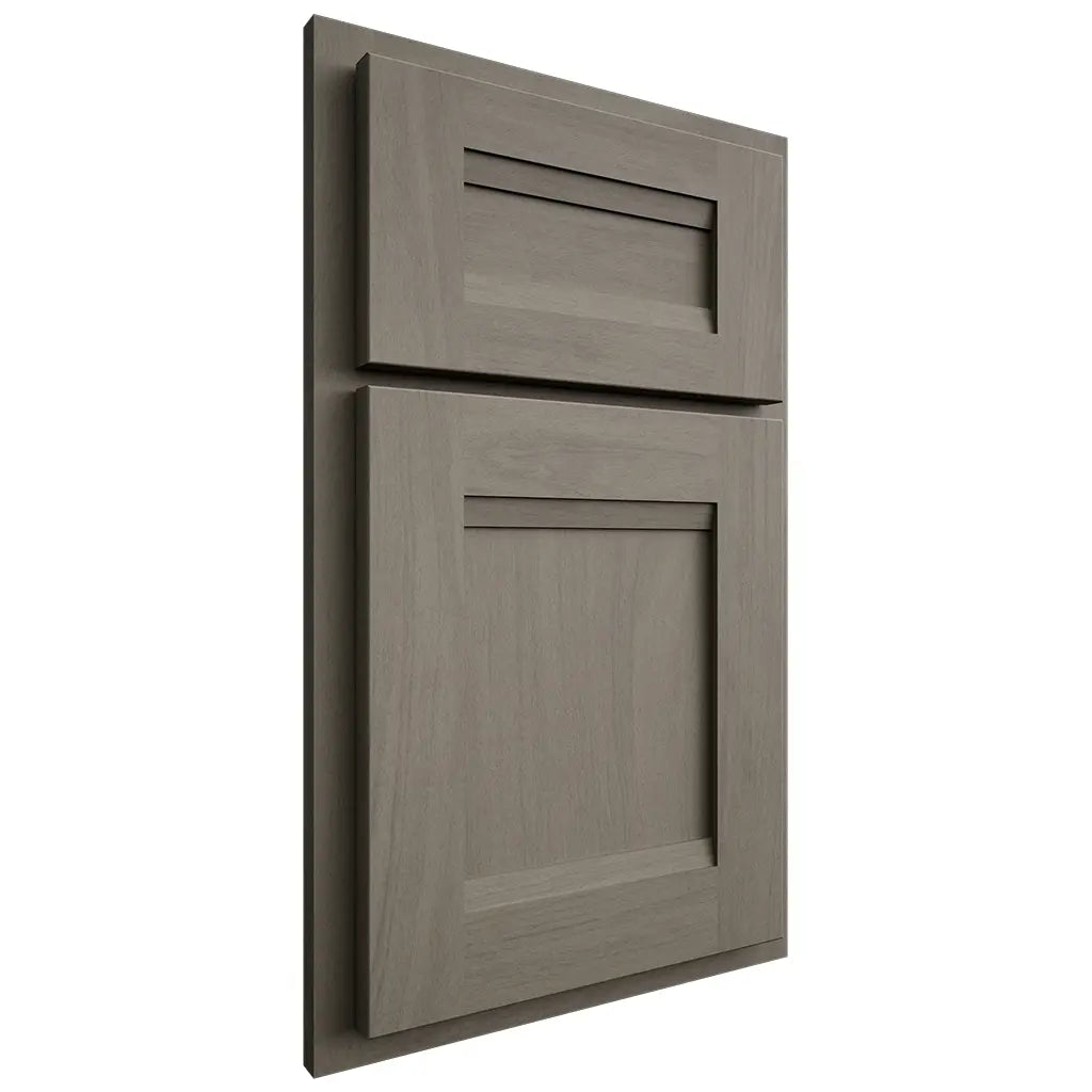 Shiloh Cabinetry Partial Overlay Bristol Poplar Plain Cut Thyme Door