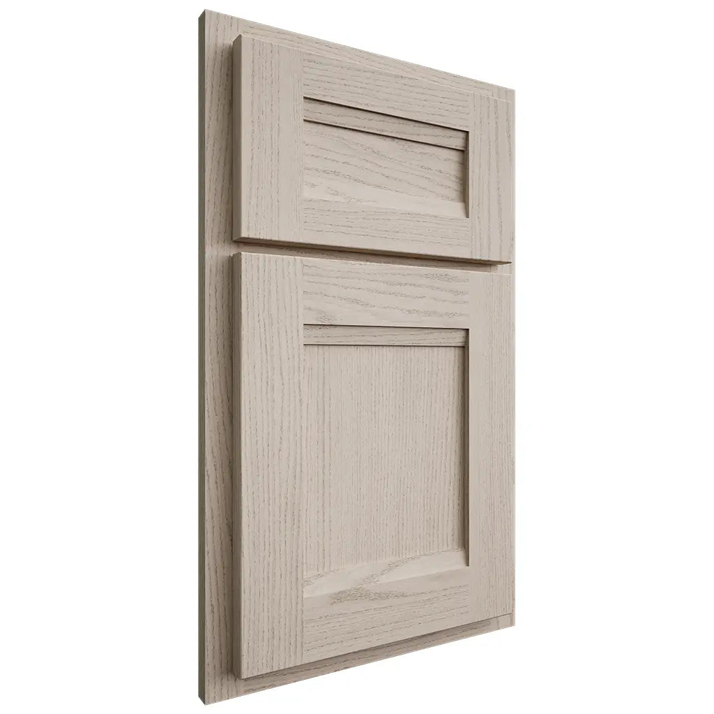Shiloh Cabinetry Partial Overlay Bristol Walnut Plain Cut Seagull Door