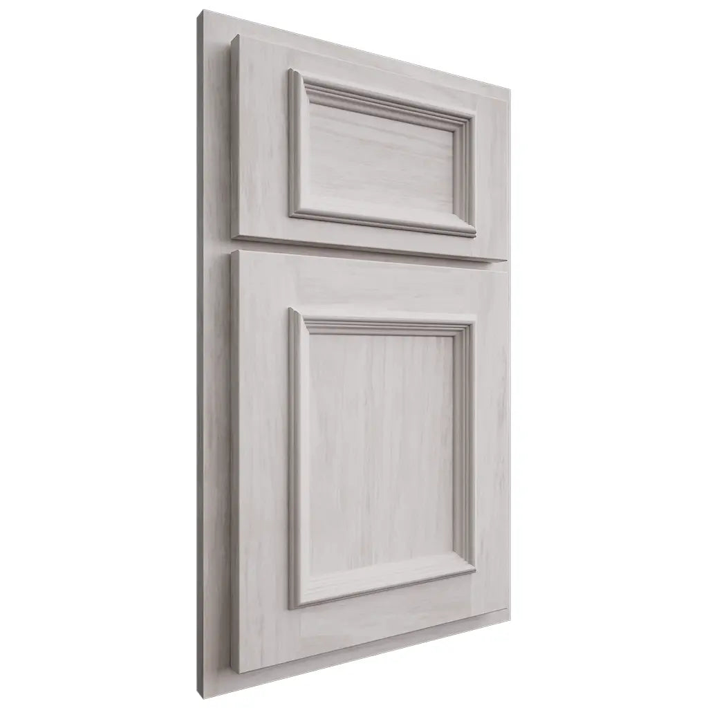 Shiloh Cabinetry Partial Overlay Charleston Alder Plain Cut Cotton Door