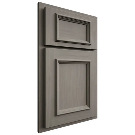 Shiloh Cabinetry Partial Overlay Charleston Cherry Plain Cut Thyme Door