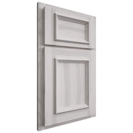 Shiloh Cabinetry Partial Overlay Charleston Hickory Plain Cut Cotton Door