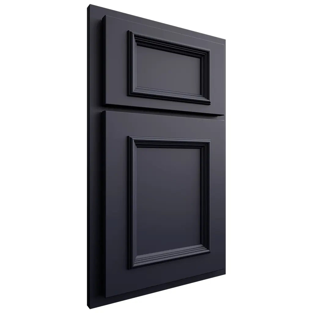 Shiloh Cabinetry Partial Overlay Charleston Paintable Hale Navy Door