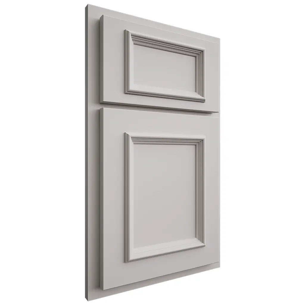 Shiloh Cabinetry Partial Overlay Charleston Paintable Mindful Gray Door