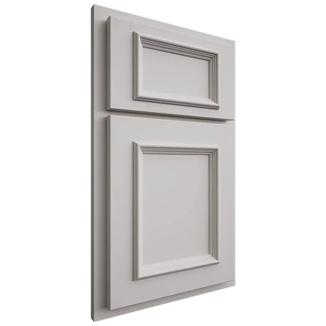 Shiloh Cabinetry Partial Overlay Charleston Paintable Mindful Gray Door