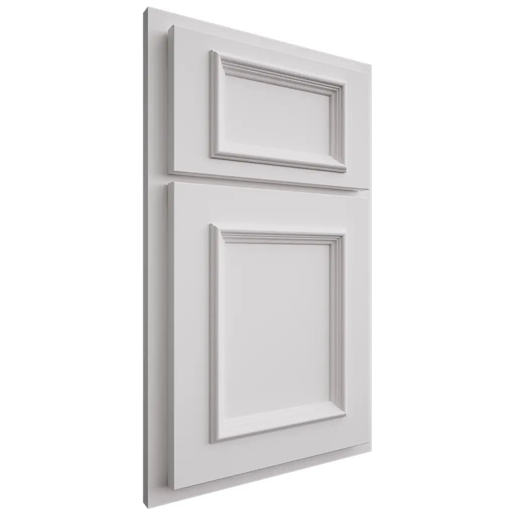 Shiloh Cabinetry Partial Overlay Charleston Paintable Pure White Door