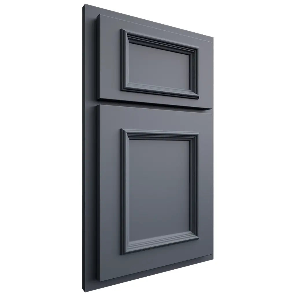 Shiloh Cabinetry Partial Overlay Charleston Paintable Slate Tile Door