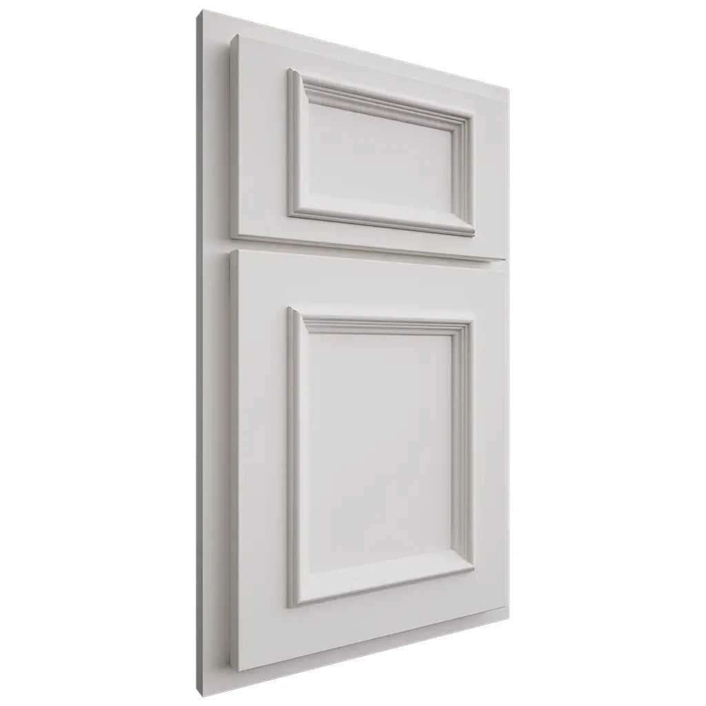 Shiloh Cabinetry Partial Overlay Charleston Paintable Soft White Door