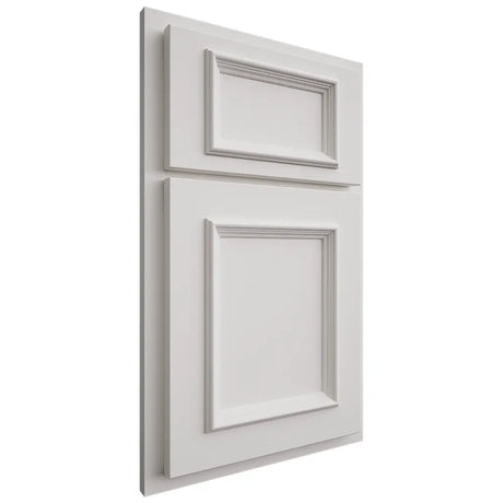 Shiloh Cabinetry Partial Overlay Charleston Paintable Soft White Door