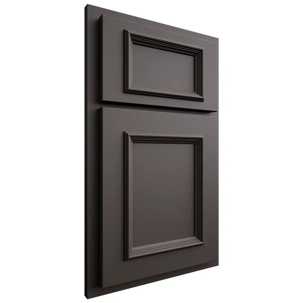 Shiloh Cabinetry Partial Overlay Charleston Paintable Urbane Bronze Door