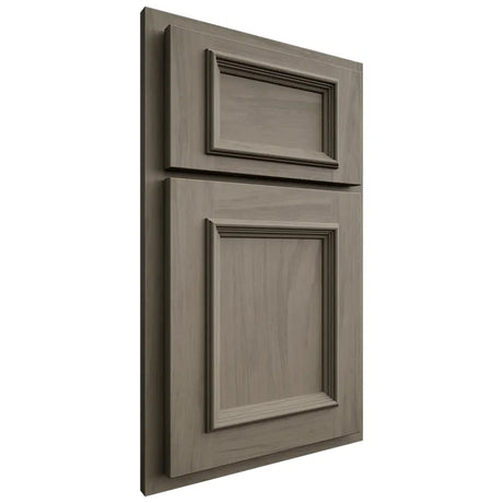 Shiloh Cabinetry Partial Overlay Charleston Poplar Plain Cut Sterling Door