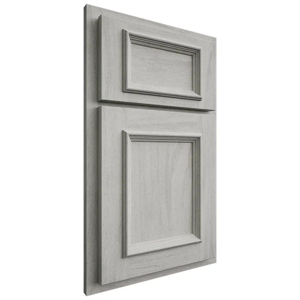 Shiloh Cabinetry Partial Overlay Charleston Poplar Plain Cut Stratus Door