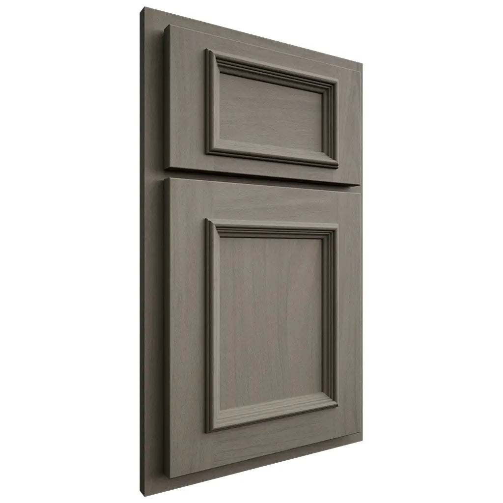 Shiloh Cabinetry Partial Overlay Charleston Poplar Plain Cut Thyme Door