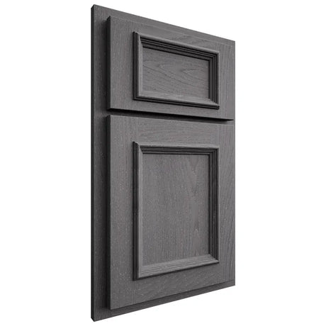 Shiloh Cabinetry Partial Overlay Charleston Red Oak Plain Cut Cadet Door