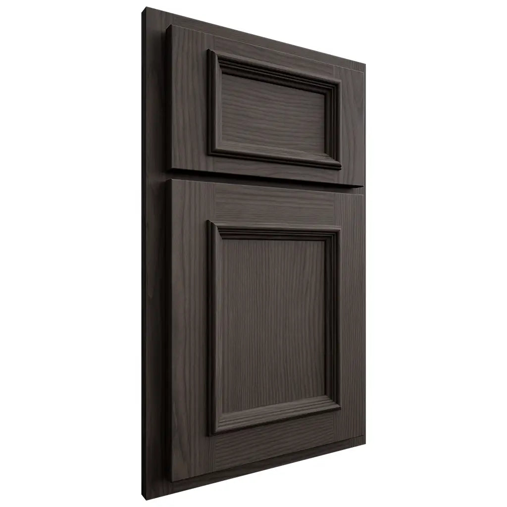 Shiloh Cabinetry Partial Overlay Charleston White Oak Plain Cut Creekside Door