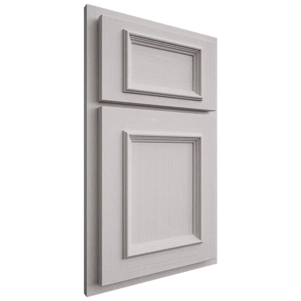 Shiloh Cabinetry Partial Overlay Charleston White Oak Quarter Sawn Cotton Door