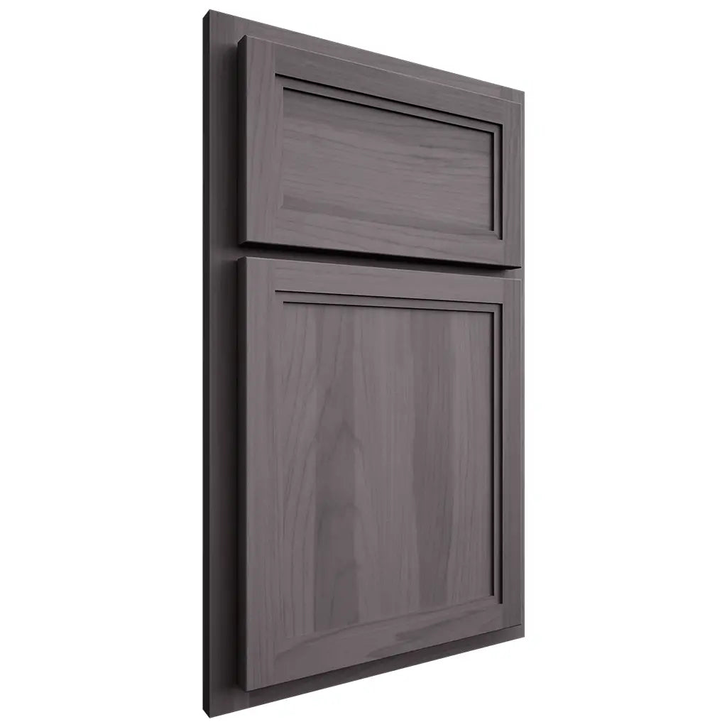 Shiloh Cabinetry Partial Overlay Concord Hickory Plain Cut Cadet Door