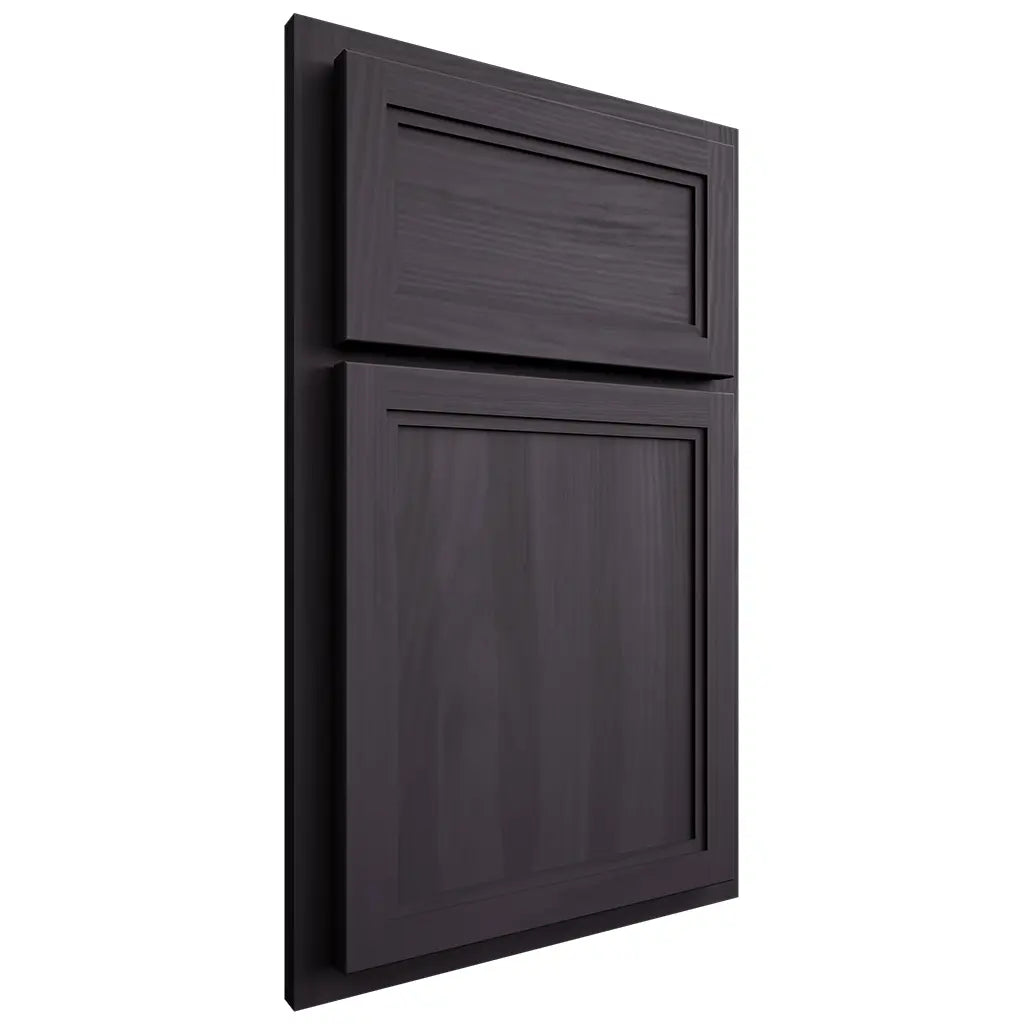 Shiloh Cabinetry Partial Overlay Concord Hickory Plain Cut Harbor Door