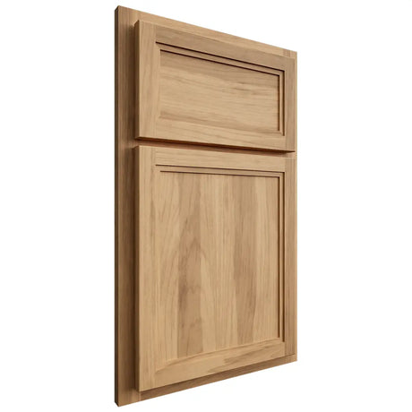 Shiloh Cabinetry Partial Overlay Concord Hickory Plain Cut Natural Door