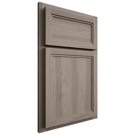 Shiloh Cabinetry Partial Overlay Concord Hickory Plain Cut Sterling Door