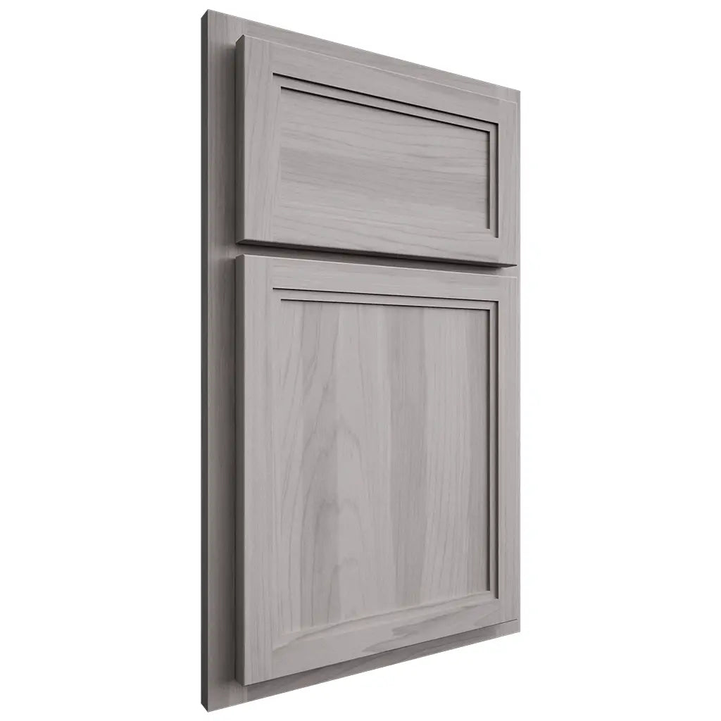 Shiloh Cabinetry Partial Overlay Concord Hickory Plain Cut Stratus Door