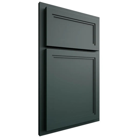 Shiloh Cabinetry Partial Overlay Concord Paintable Billiard Green Door