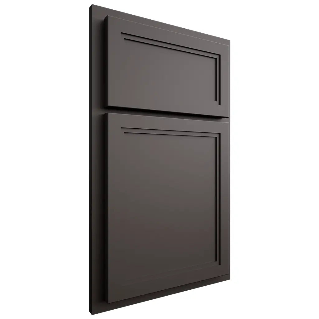 Shiloh Cabinetry Partial Overlay Concord Paintable Urbane Bronze Door