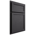 Shiloh Cabinetry Partial Overlay Concord Poplar Plain Cut Cadet Door