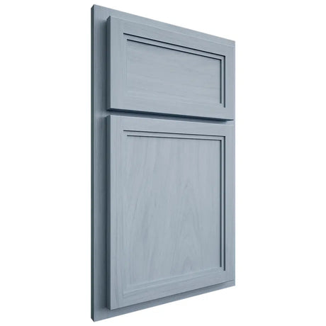 Shiloh Cabinetry Partial Overlay Concord Poplar Plain Cut Sky Door