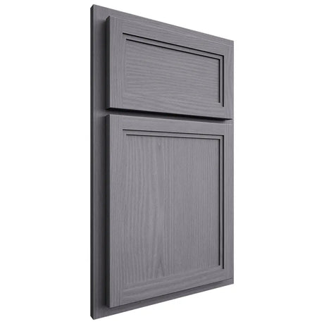Shiloh Cabinetry Partial Overlay Concord White Oak Plain Cut Cadet Door