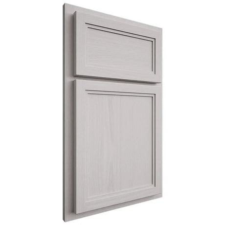 Shiloh Cabinetry Partial Overlay Concord White Oak Plain Cut Cotton Door