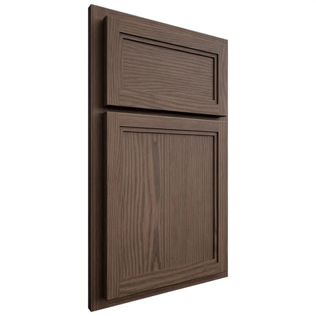 Shiloh Cabinetry Partial Overlay Concord White Oak Plain Cut Mineral Door