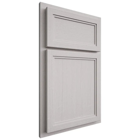 Shiloh Cabinetry Partial Overlay Concord White Oak Quarter Sawn Cotton Door